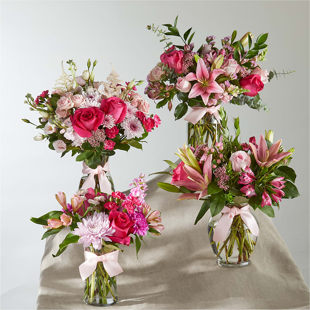 Pink Ribbon - A Florist Original –  Moderna Flowers, Rosamond CA