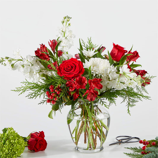 Merry Moment Bouquet – A Florist Original –  Moderna Flowers, Rosamond CA