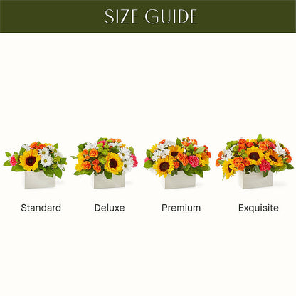 Sun-drenched Blooms Box Bouquet –  Moderna Flowers, Rosamond CA