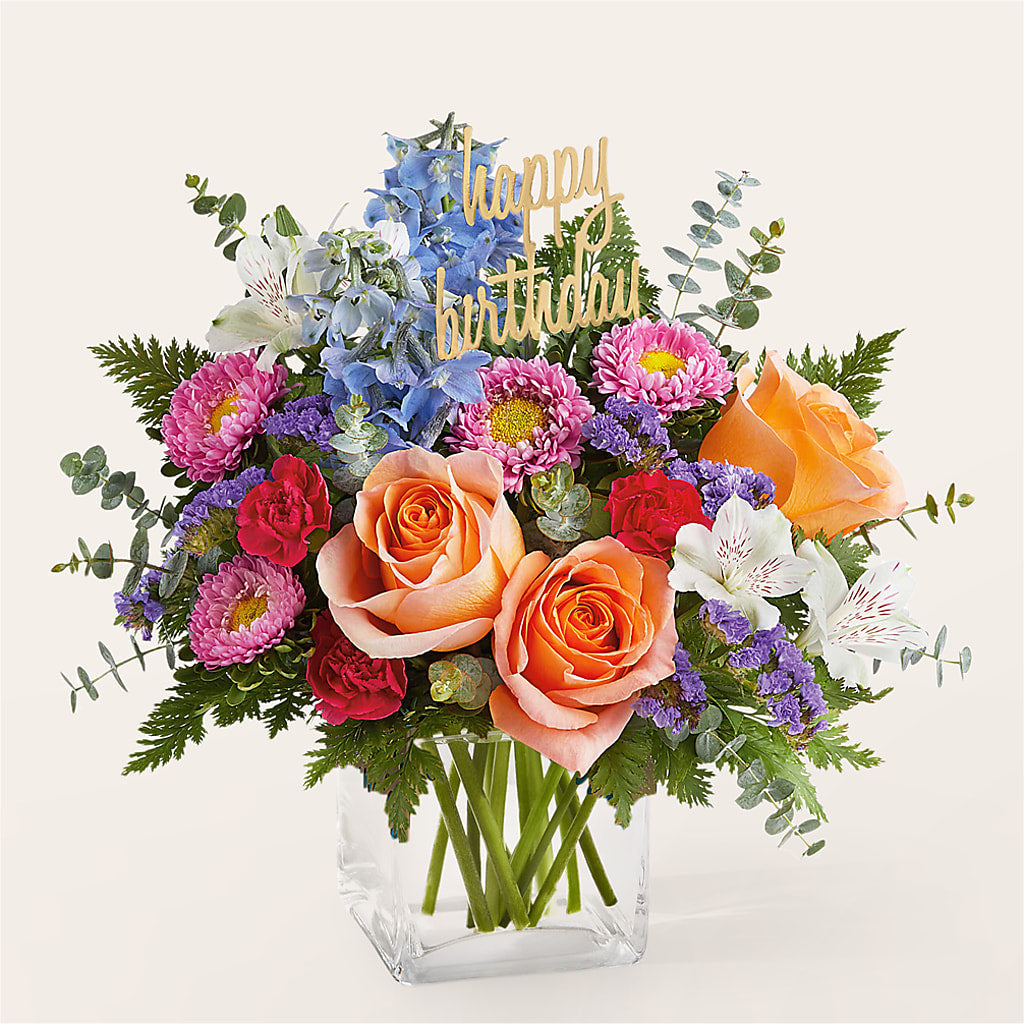 Birthday Bash Bouquet –  Moderna Flowers, Rosamond CA