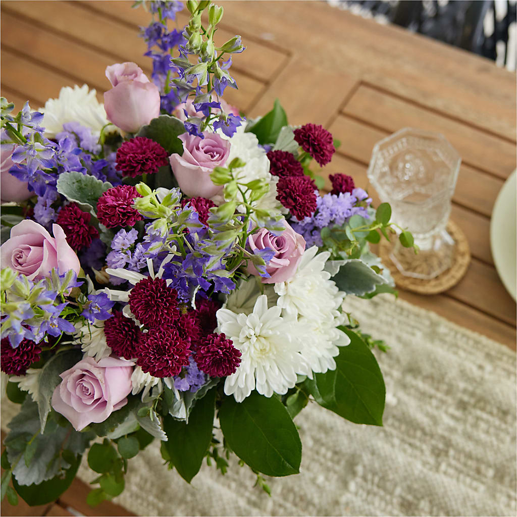 Violet Frost Bouquet –  Moderna Flowers, Rosamond CA