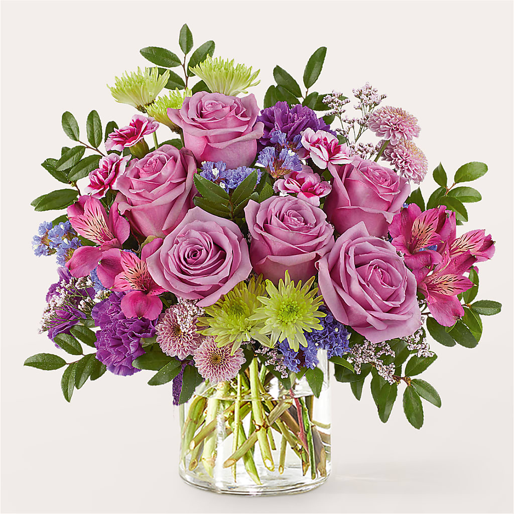 Glass Half Full Bouquet –  Moderna Flowers, Rosamond CA