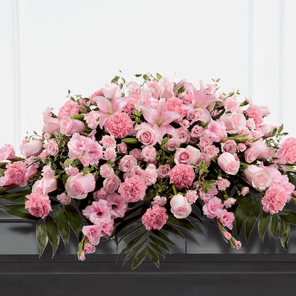 Garden of Comfort Casket Spray (Standard) –  Moderna Flowers, Rosamond CA