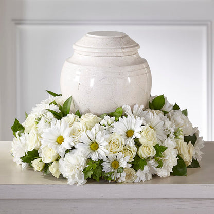 Ivory Gardens Cremation Adornment –  Moderna Flowers, Rosamond CA