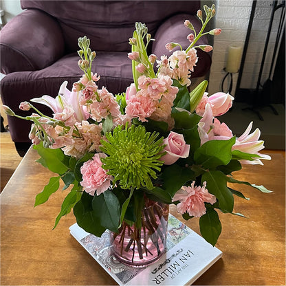 Pretty in Pink Bouquet –  Moderna Flowers, Rosamond CA