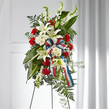 Stars of Life Standing Spray –  Moderna Flowers, Rosamond CA