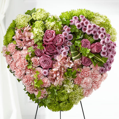 Heartwarming Standing Heart –  Moderna Flowers, Rosamond CA