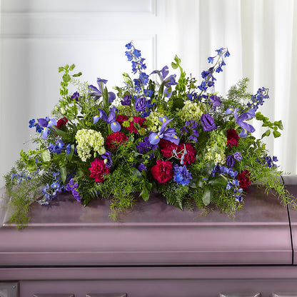 Always Treasured Casket Spray –  Moderna Flowers, Rosamond CA