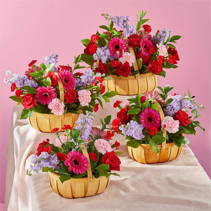 Pink Picnic Basket –  Moderna Flowers, Rosamond CA
