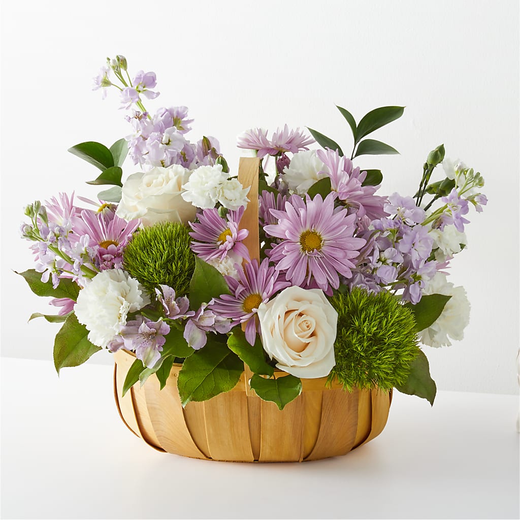 Peace & Love Basket –  Moderna Flowers, Rosamond CA