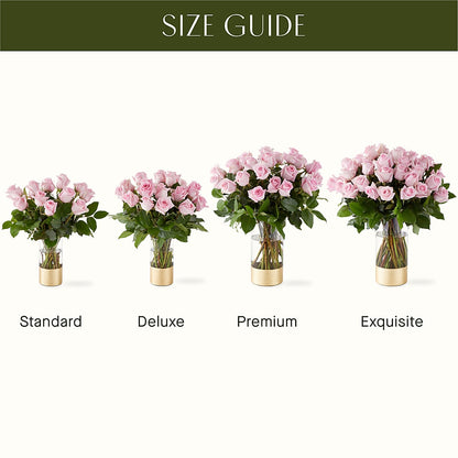 Picture Perfect Pink Rose Bouquet –  Moderna Flowers, Rosamond CA