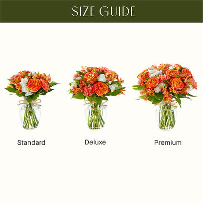 Apricot Glow Bouquet –  Moderna Flowers, Rosamond CA