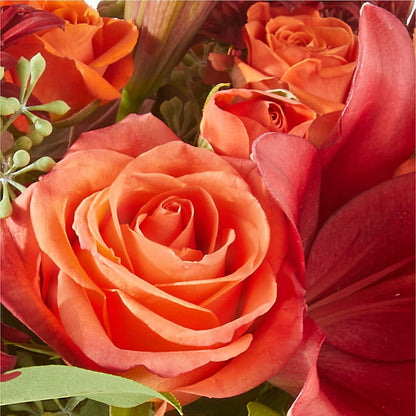 Crimson Leaves Bouquet –  Moderna Flowers, Rosamond CA