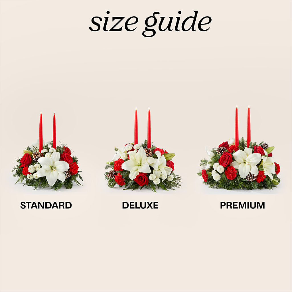 Seasonal Festivities Centerpiece –  Moderna Flowers, Rosamond CA