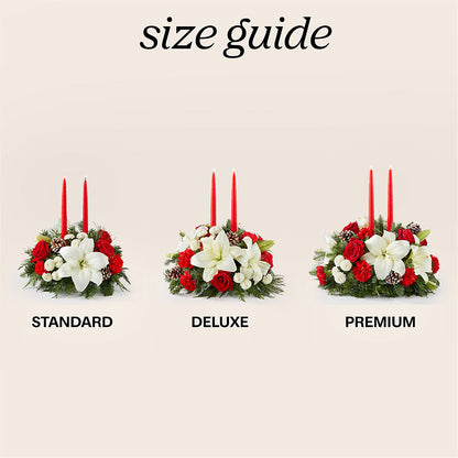 Seasonal Festivities Centerpiece –  Moderna Flowers, Rosamond CA