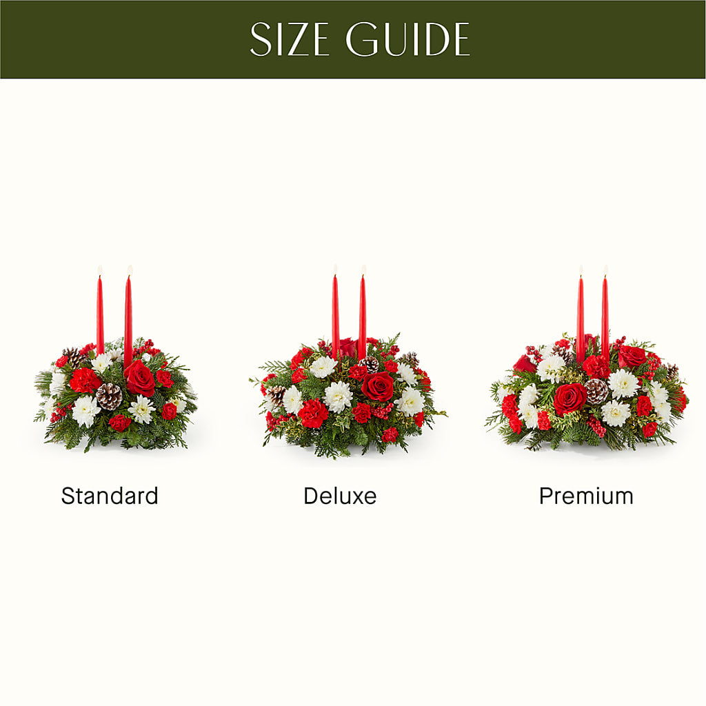 Holiday Soiree Centerpiece –  Moderna Flowers, Rosamond CA