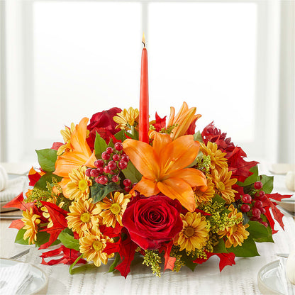 Autumn's Embrace Centerpiece –  Moderna Flowers, Rosamond CA
