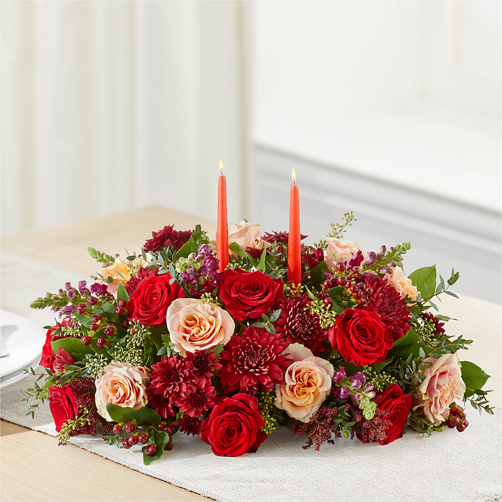 Most Thankful Centerpiece –  Moderna Flowers, Rosamond CA