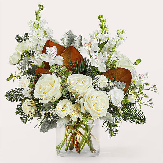 Fresh Snowfall Bouquet –  Moderna Flowers, Rosamond CA