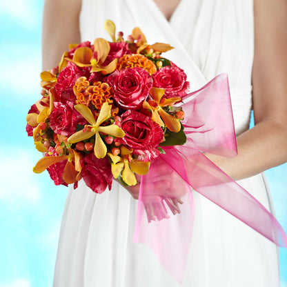 Brilliant Shades of Love Bouquet –  Moderna Flowers, Rosamond CA