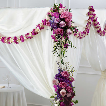 Color & Light Chuppah Decor –  Moderna Flowers, Rosamond CA